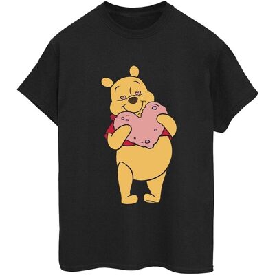 Disney Koszulka Damska / Damska Winnie The Pooh Heart Eyes Cotton Boyfriend T-Shirt (XXL (193cm) / Czarny) Disney Koszulka Damska / Damska Winnie The Pooh Heart Eyes Cotton Boyfriend T-Shirt (XXL (193cm) / Czarny)