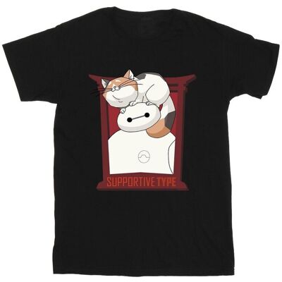 Disney Męska Koszulka Big Hero 6 Baymax Frame Support T-Shirt (XXL (193cm) / Czarny) Disney Męska Koszulka Big Hero 6 Baymax Frame Support T-Shirt (XXL (193cm) / Czarny)