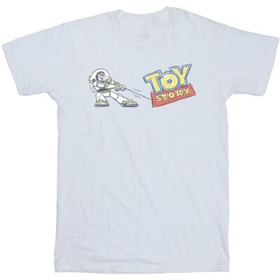 Disney Męska Koszulka Toy Story Buzz Pulling Logo T-Shirt (XXXXS / Ciepły Biały) Disney Męska Koszulka Toy Story Buzz Pulling Logo T-Shirt (XXXXS / Ciepły Biały)