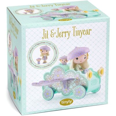 DJECO Figurki JIL&JERRY; w samochodzie TINYCAR DJECO Figurki JIL&JERRY; w samochodzie TINYCAR