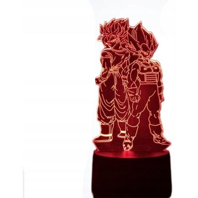 Cudowne Zabawki Dragon Ball Z Figurka, lampka, PREZENT SON GOKU RÓŻNOKOLOROWE, 6 KOLORÓW Cudowne Zabawki Dragon Ball Z Figurka, lampka, PREZENT SON GOKU RÓŻNOKOLOROWE, 6 KOLORÓW