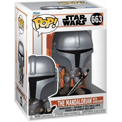 Figurka Funko Pop Star Wars The Mandalorian with Dark Saber Figurka Funko Pop Star Wars The Mandalorian with Dark Saber