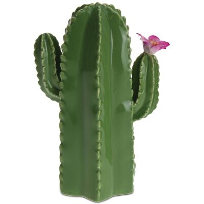 STRADO Figurka kaktus kwitnący, 16 cm STRADO Figurka kaktus kwitnący, 16 cm