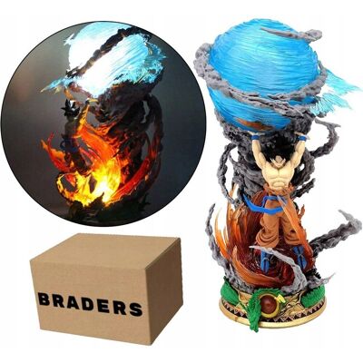 Figurka LED 3D Dragon Ball - Son Goku Anime 25cm Dekoracja Świecąca Braders Figurka LED 3D Dragon Ball - Son Goku Anime 25cm Dekoracja Świecąca Braders