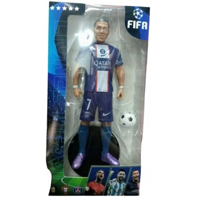 Inny producent Figurka Piłkarza Kylian Mbappe Numer 7 Z Piłką Zabawka Kolekcjonerska 20cm Inny producent Figurka Piłkarza Kylian Mbappe Numer 7 Z Piłką Zabawka Kolekcjonerska 20cm
