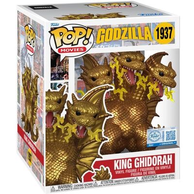 Figurka Vinylowa Funko POP! Godzilla Super Rozmiar King Ghidora (Elektro) 15 cm Figurka Vinylowa Funko POP! Godzilla Super Rozmiar King Ghidora (Elektro) 15 cm