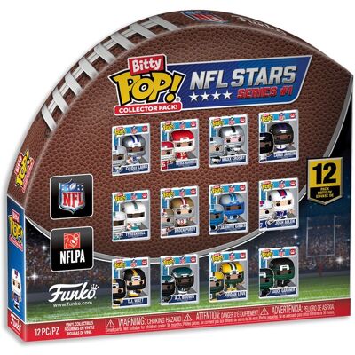 Funko, Funko Bitty POP! Multi-pack, SPORT, Figurka Kolekcjonerska,NFL Players, 1 sztuka Funko, Funko Bitty POP! Multi-pack, SPORT, Figurka Kolekcjonerska,NFL Players, 1 sztuka