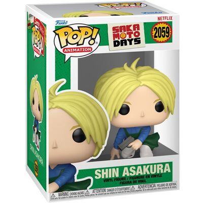 Funko, Funko POP!, ANIME, Figurka Kolekcjonerska, Sakamoto Days, Shin Funko, Funko POP!, ANIME, Figurka Kolekcjonerska, Sakamoto Days, Shin