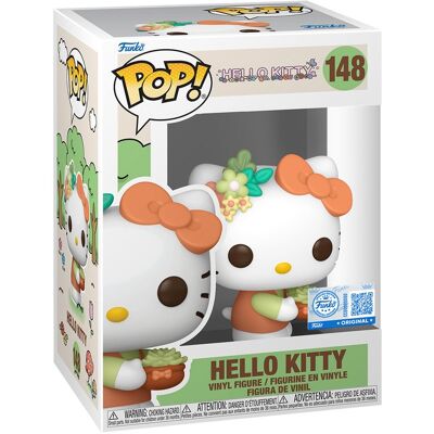 Funko, Funko POP! Exclusive, ANIME, Figurka Kolekcjonerska, Hello Kitty, Hello Kitty with Plant Funko, Funko POP! Exclusive, ANIME, Figurka Kolekcjonerska, Hello Kitty, Hello Kitty with Plant