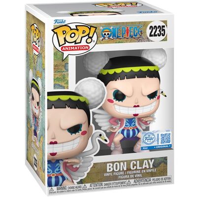 Funko, Funko POP! Exclusive, ANIME, Figurka Kolekcjonerska,One Piece, Bon Clay w/ CH Funko, Funko POP! Exclusive, ANIME, Figurka Kolekcjonerska,One Piece, Bon Clay w/ CH