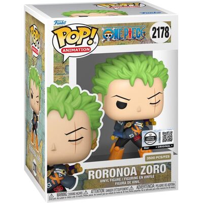 Funko, Funko POP! Exclusive, ANIME, Figurka Kolekcjonerska, One Piece, Roronoa Zoro Funko, Funko POP! Exclusive, ANIME, Figurka Kolekcjonerska, One Piece, Roronoa Zoro