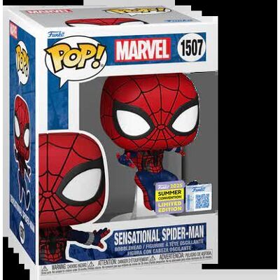 Funko, Funko POP! Exclusive, SUPERBOHATEROWIE, Figurka Kolekcjonerska,Marvel Comics, Sensational Spider-Man Funko, Funko POP! Exclusive, SUPERBOHATEROWIE, Figurka Kolekcjonerska,Marvel Comics, Sensational Spider-Man