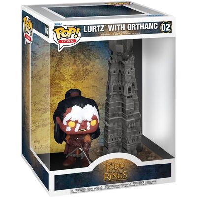 Funko, Funko POP!, FANTASTYKA, Figurka Kolekcjonerska, Lord of the Rings Franchise, Lurtz with Tower Funko, Funko POP!, FANTASTYKA, Figurka Kolekcjonerska, Lord of the Rings Franchise, Lurtz with Tower