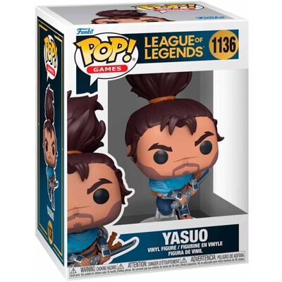 Funko, Funko POP!, GRY WIDEO, Figurka Kolekcjonerska, League of Legends, Yasuo Funko, Funko POP!, GRY WIDEO, Figurka Kolekcjonerska, League of Legends, Yasuo