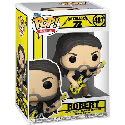 Funko, Funko POP!, MUZYKA, Figurka Kolekcjonerska,Metallica, Robert (72S) Funko, Funko POP!, MUZYKA, Figurka Kolekcjonerska,Metallica, Robert (72S)