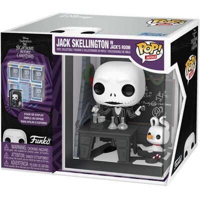 Funko, Funko POP! Nooks, KRESKÓWKI, Figurka Kolekcjonerska, The Nightmare Before Christmas , Jack Skellington’s Room Funko, Funko POP! Nooks, KRESKÓWKI, Figurka Kolekcjonerska, The Nightmare Before Christmas , Jack Skellington’s Room