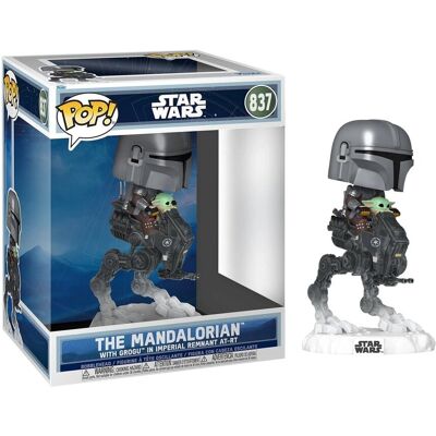 Funko, Funko POP! Ride, SCI-FI, Figurka Kolekcjonerska, Mandalorian and Grogu, Mandalorian Funko, Funko POP! Ride, SCI-FI, Figurka Kolekcjonerska, Mandalorian and Grogu, Mandalorian