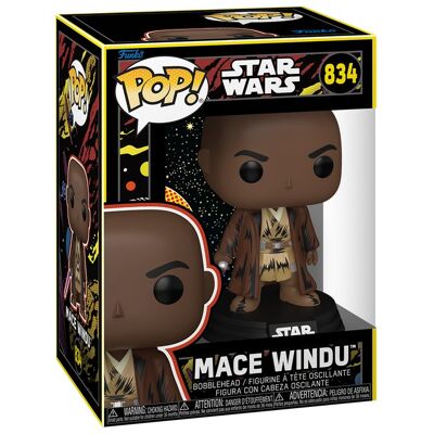 Funko, Funko POP!, SCI-FI, Figurka Kolekcjonerska, Star Wars, Mace Windu (Retro) Funko, Funko POP!, SCI-FI, Figurka Kolekcjonerska, Star Wars, Mace Windu (Retro)