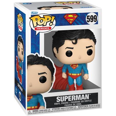 Funko, Funko POP!, SUPERBOHATEROWIE, Figurka Kolekcjonerska,DC Comics, Superman Funko, Funko POP!, SUPERBOHATEROWIE, Figurka Kolekcjonerska,DC Comics, Superman