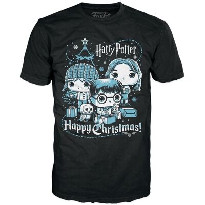 Funko Herbata w pudełku: Harry Potter Holiday - Ron, Hermiona, Harry - Large - (L) - T-Shirt - Odzież - Pomysł na prezent - Top z krótkim rękawem dl.. Funko Herbata w pudełku: Harry Potter Holiday - Ron, Hermiona, Harry - Large - (L) - T-Shirt - Odzież - Pomysł na prezent - Top z krótkim rękawem dl..