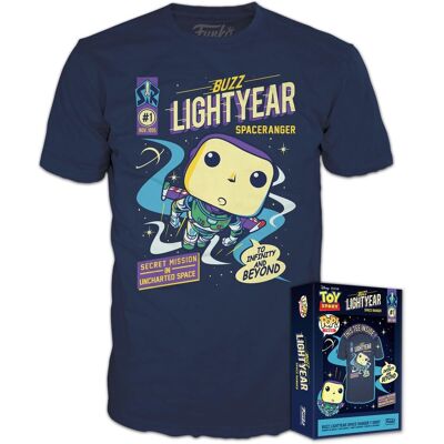 Funko Koszulka w pudełku: Toy Story - Buzz - mała - (S) - Disney: Toy Story - T-shirt - Ubrania - Pomysł na prezent - Top z krótkim rękawem dla doro.. Funko Koszulka w pudełku: Toy Story - Buzz - mała - (S) - Disney: Toy Story - T-shirt - Ubrania - Pomysł na prezent - Top z krótkim rękawem dla doro..