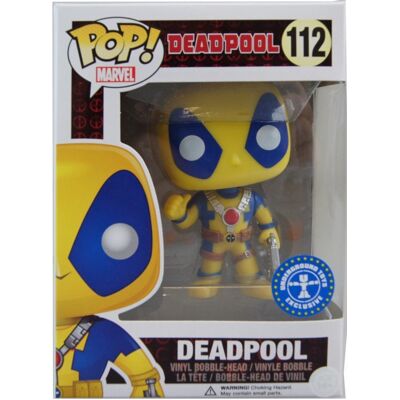 Funko - Pdf0005599 - Pop - Marvel - Deadpool - Żółty kostium 112 - Czarny/Szary Funko - Pdf0005599 - Pop - Marvel - Deadpool - Żółty kostium 112 - Czarny/Szary