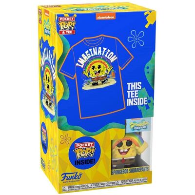 Funko Pocket POP! & Tee: Spongebob Kanciastoporty - SB z tęczą - dla dzieci i dzieci - duże - (L) - Spongebob Kanciastoporty - T-shirt - Ubrania z k.. Funko Pocket POP! & Tee: Spongebob Kanciastoporty - SB z tęczą - dla dzieci i dzieci - duże - (L) - Spongebob Kanciastoporty - T-shirt - Ubrania z k..