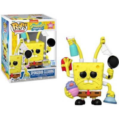 funko pop! 2001 spongebob cleaning 'summer conv.' figurka funko pop! 2001 spongebob cleaning 'summer conv.' figurka