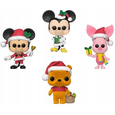 Funko Pop! Disney: Holiday 4 szt. - Myszka Miki - Figurka winylowa do kolek Funko Pop! Disney: Holiday 4 szt. - Myszka Miki - Figurka winylowa do kolek