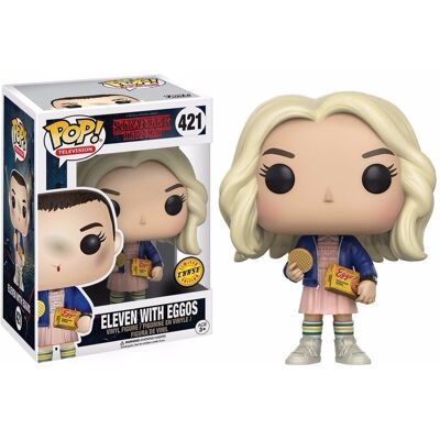 FUNKO POP, Figurka Eleven with Eggos Chase - Stranger Things FUNKO POP, Figurka Eleven with Eggos Chase - Stranger Things