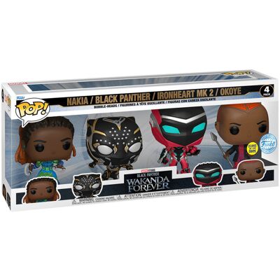 Funko POP!,figurka kolekcjonerska,Black Panther (2022),4pack Funko POP!,figurka kolekcjonerska,Black Panther (2022),4pack