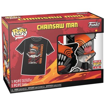 Funko POP!, figurka kolekcjonerska&TEE:; CSM- Chainsaw Man Leaping- M Funko POP!, figurka kolekcjonerska&TEE:; CSM- Chainsaw Man Leaping- M