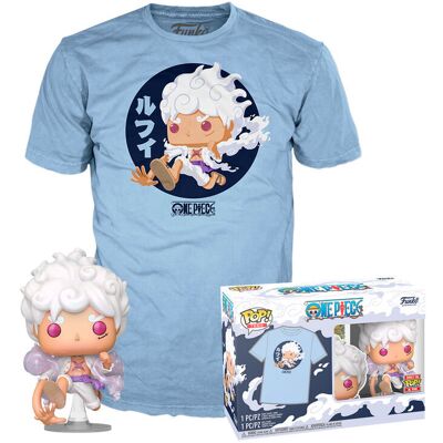 Funko Pop! Figurki One Piece Luffy Fifth Gear z zestawem POP & Tee - winylowa kolekcja Funko Pop! Figurki One Piece Luffy Fifth Gear z zestawem POP & Tee - winylowa kolekcja