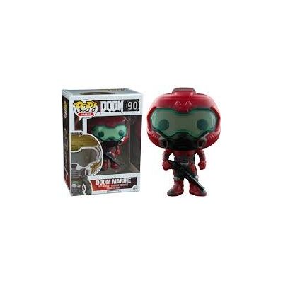 Funko POP! Games, figurka kolekcjonerska, Doom, Marine, 90 Funko POP! Games, figurka kolekcjonerska, Doom, Marine, 90