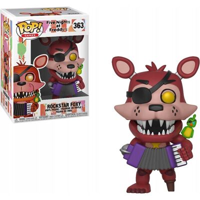 Funko POP! Games, figurka kolekcjonerska, FNAF, Rockstar Foxy, 363 Funko POP! Games, figurka kolekcjonerska, FNAF, Rockstar Foxy, 363