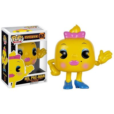 Funko POP! Games, figurka kolekcjonerska, Pacman, Ms. Pac-Man, 82 Funko POP! Games, figurka kolekcjonerska, Pacman, Ms. Pac-Man, 82