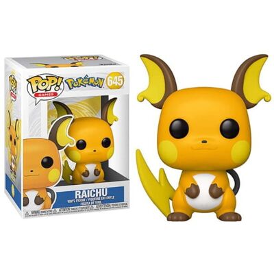 Figurka z vinylu Pokémon Raichu od Funko - Kolekcjonerska - Seria 645 Figurka z vinylu Pokémon Raichu od Funko - Kolekcjonerska - Seria 645