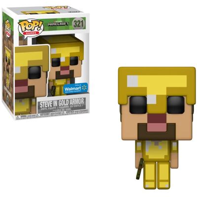 funko pop! games: minecraft steve in gold armor funko pop! games: minecraft steve in gold armor