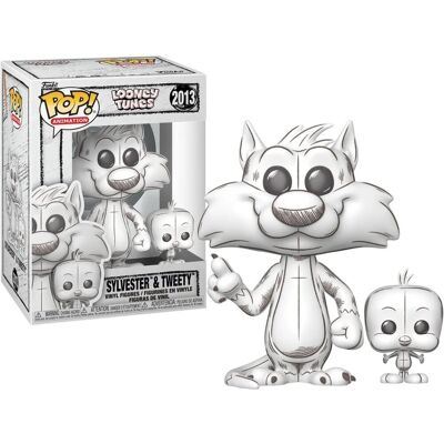 funko pop! looney tunes & buddy 2013 sylvester & tweety (sketched deco) funko pop! looney tunes & buddy 2013 sylvester & tweety (sketched deco)