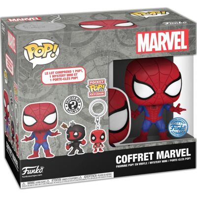 funko pop! marvel exclusive box pop spider-man brelok mystery minis funko pop! marvel exclusive box pop spider-man brelok mystery minis
