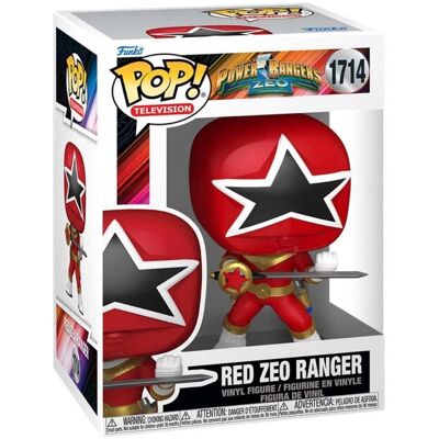 Funko Pop! Rangers Turbo - Figurki Red Zeo Ranger Premium z Vinylu Funko Pop! Rangers Turbo - Figurki Red Zeo Ranger Premium z Vinylu