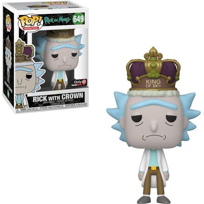 funko pop! rick and morty king rick with crown standing exclusive funko pop! rick and morty king rick with crown standing exclusive