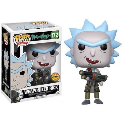 funko pop! rick & morty 172 weaponized rick figurka chase ultra rare funko pop! rick & morty 172 weaponized rick figurka chase ultra rare