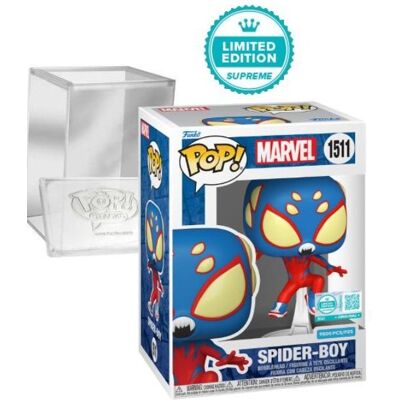 funko pop! spider-man supreme marvel 1511 spider-boy (with protector) funko pop! spider-man supreme marvel 1511 spider-boy (with protector)