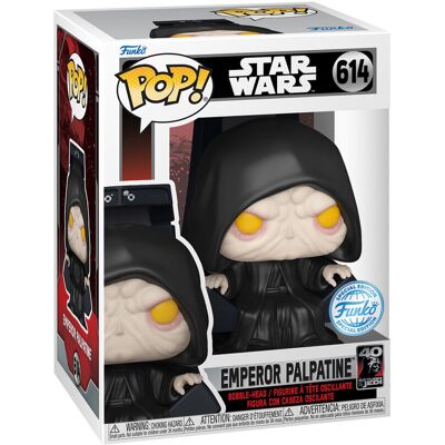 Funko POP! Star Wars, figurka kolekcjonerska, Emperor Palpatine, Special Edition, 614 Funko POP! Star Wars, figurka kolekcjonerska, Emperor Palpatine, Special Edition, 614