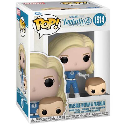 Funko , POP!, Superbohaterowie, Marvel, figurka kolekcjonerska, Invisible Woman & Franklin - Niewidzialna Kobieta & Franklin Funko , POP!, Superbohaterowie, Marvel, figurka kolekcjonerska, Invisible Woman & Franklin - Niewidzialna Kobieta & Franklin