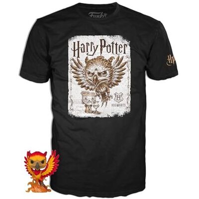 Funko Pop! & tee: Harry Potter - Patronus DD - Bardzo duży - XL - T-shirt, flanela - Odzież z kolekcjonerską figurką winylową - Pomysł na prezent - .. Funko Pop! & tee: Harry Potter - Patronus DD - Bardzo duży - XL - T-shirt, flanela - Odzież z kolekcjonerską figurką winylową - Pomysł na prezent - ..