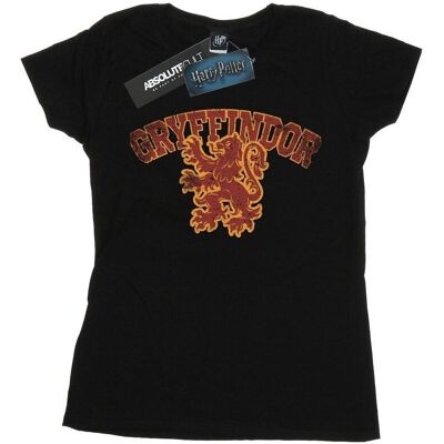 Harry Potter Koszulka Damska / Damska Gryffindor Sport Emblem Cotton T-Shirt (XXL (193cm) / Czarny) Harry Potter Koszulka Damska / Damska Gryffindor Sport Emblem Cotton T-Shirt (XXL (193cm) / Czarny)