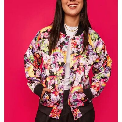 Kurtka bomber The Care Bears x Universal Monsters by Loungefly, unisex, M Kurtka bomber The Care Bears x Universal Monsters by Loungefly, unisex, M