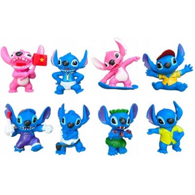 Inny producent Lilo i Stitch Figurki Figurka Stich Na Tort Model Zabawki Dla Dzieci 8szt Inny producent Lilo i Stitch Figurki Figurka Stich Na Tort Model Zabawki Dla Dzieci 8szt